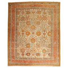 Antiker türkischer Oushak-Teppich aus der Zabihi-Kollektion