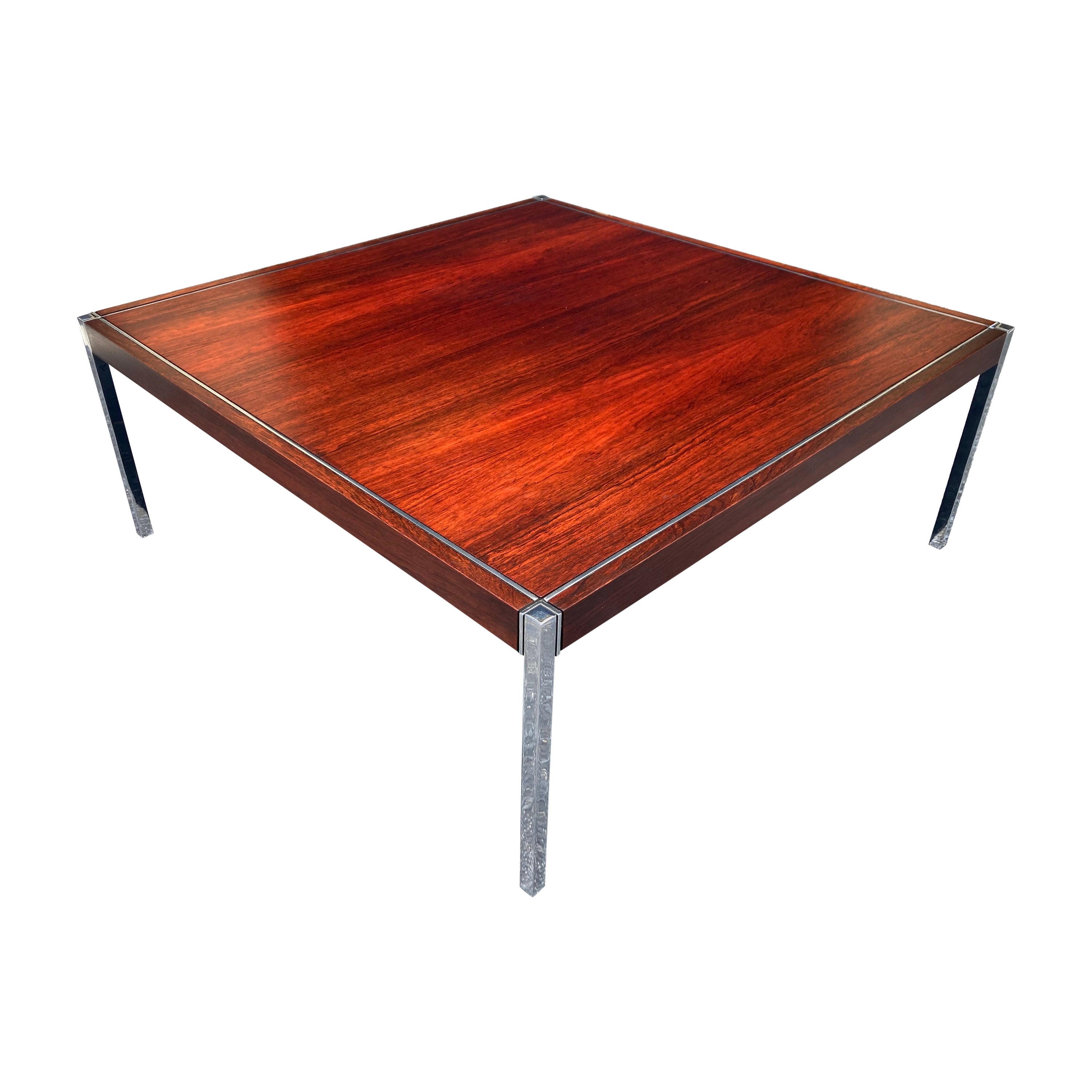 Original Richard Schultz Rosewood Coffee Table for Knoll, 1970s