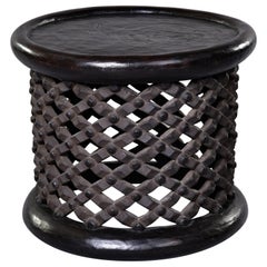 Vintage Hand Carved Bamileke Stool or Table from Cameroon