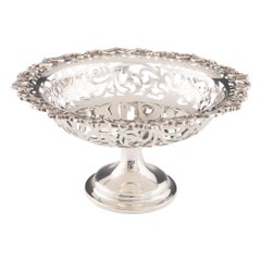 Antique Sterling Silver Footed Bowl Sheffield, 1898