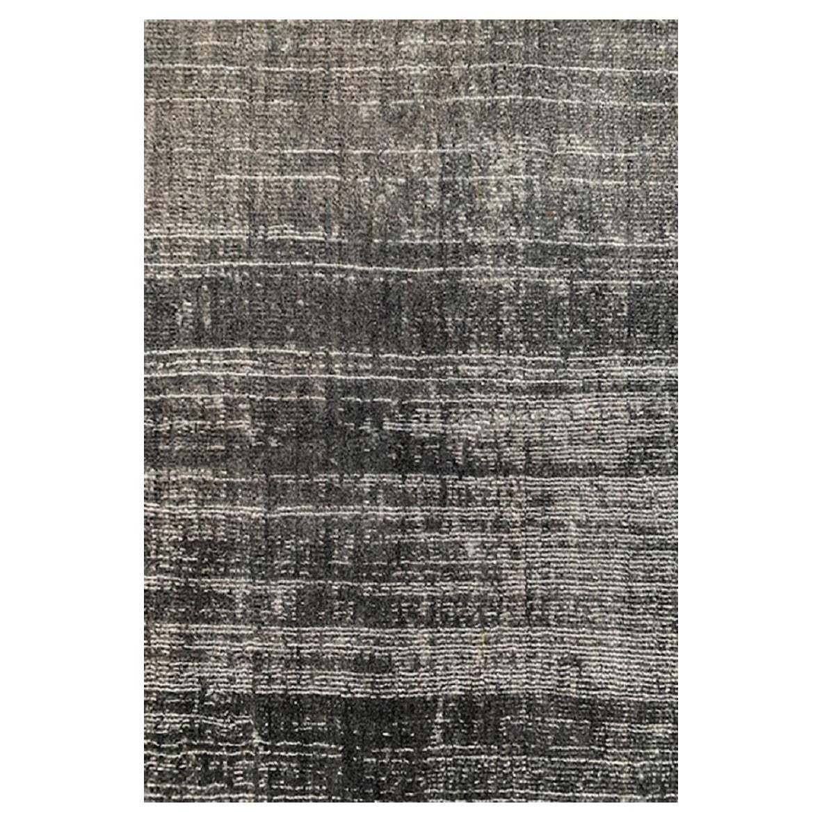 "Enzo BS04" Contemporary Area Rug in Bamboo Silk in stock For Sale