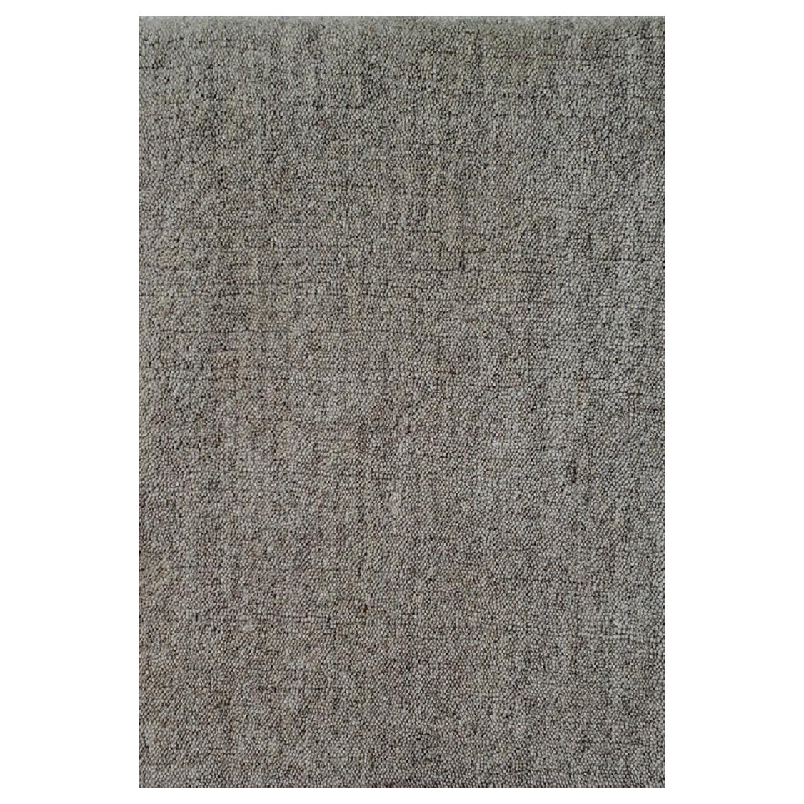 "Madison Taupe" Contemporary Area Rug in NZ Wool For Sale