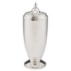 A Tall Elegant Sterling Silver Sugar Caster Birmingham, 1938