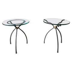 Set of Circular Side Tables by Peter Ghyczy