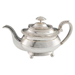 George IV Sterling SIlver Teapot Newcastle, 1822