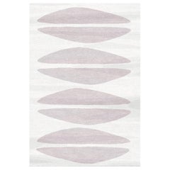 "Horizon" Contemporary Area Rug in Himalayan Wool and Mulberry Silk