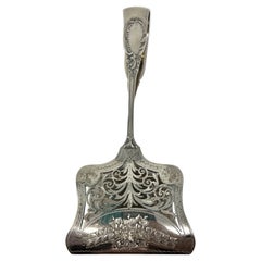 Antique Sterling Silver Asparagus Tongs