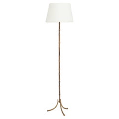 Brass Bamboo Floor Lamp