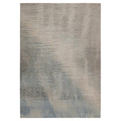 Alfombra Abstracta Moderna de Rug & Kilim en Azul y gris