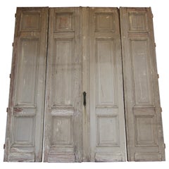 Used Early 20th Century Double Door consisting of 4 Doors