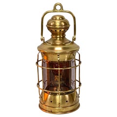 Antique Brass Ships Lantern Lamp