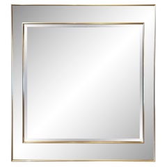 Retro 1980s Labarge Mirror with Rose Gold Detailing