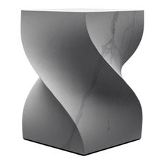 Soul Sculpture White Pull Up Table by Veronica Mar