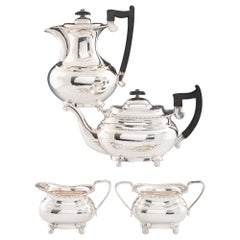 4 Piece Sterling Silver Tea Set Sheffield, 1942