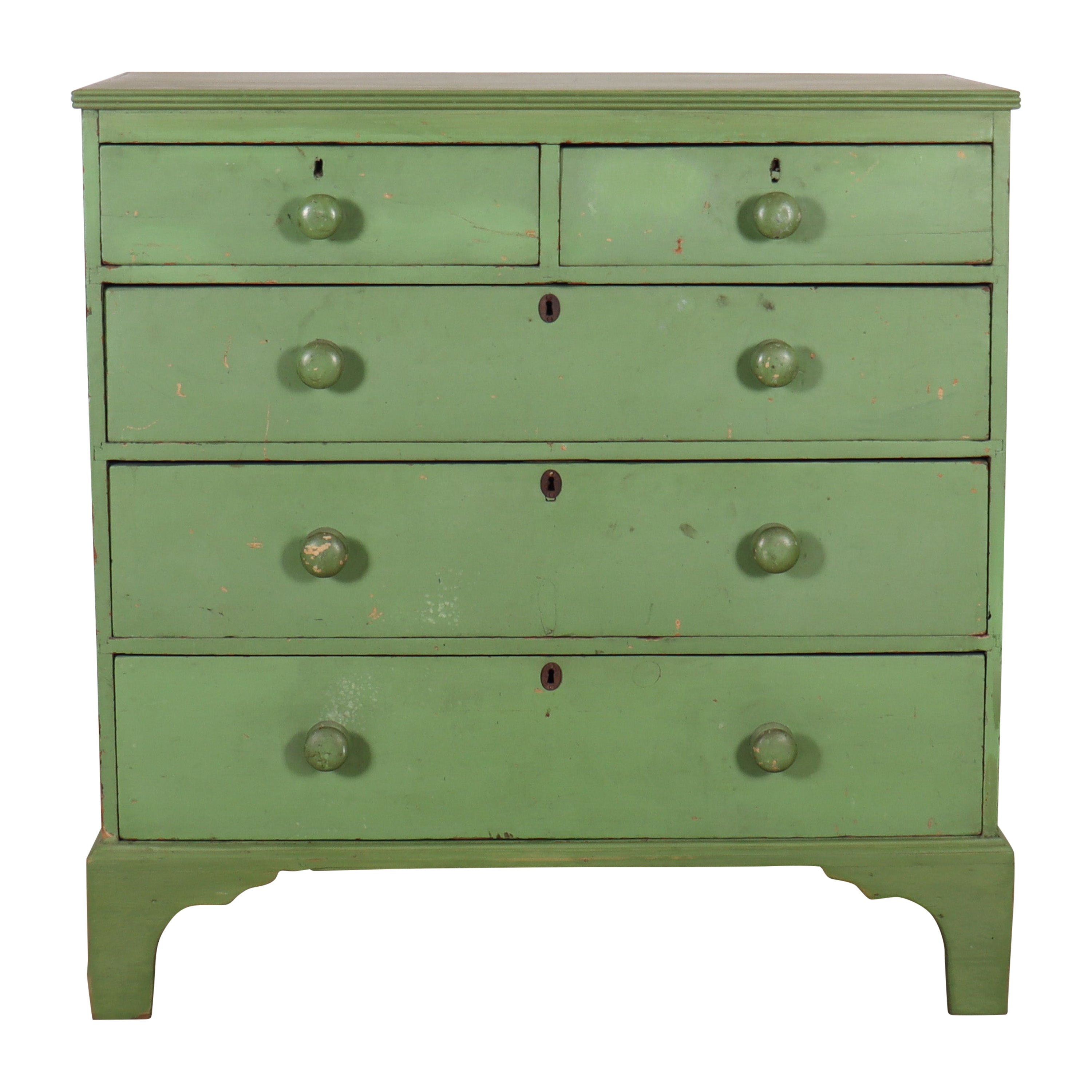 Original Painted Chest of Drawers For Sale