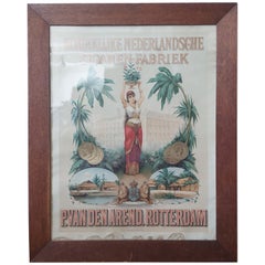 Antique Cigars Advertising Poster Koninklijke Nederlandsche Sigaren-Fabriek