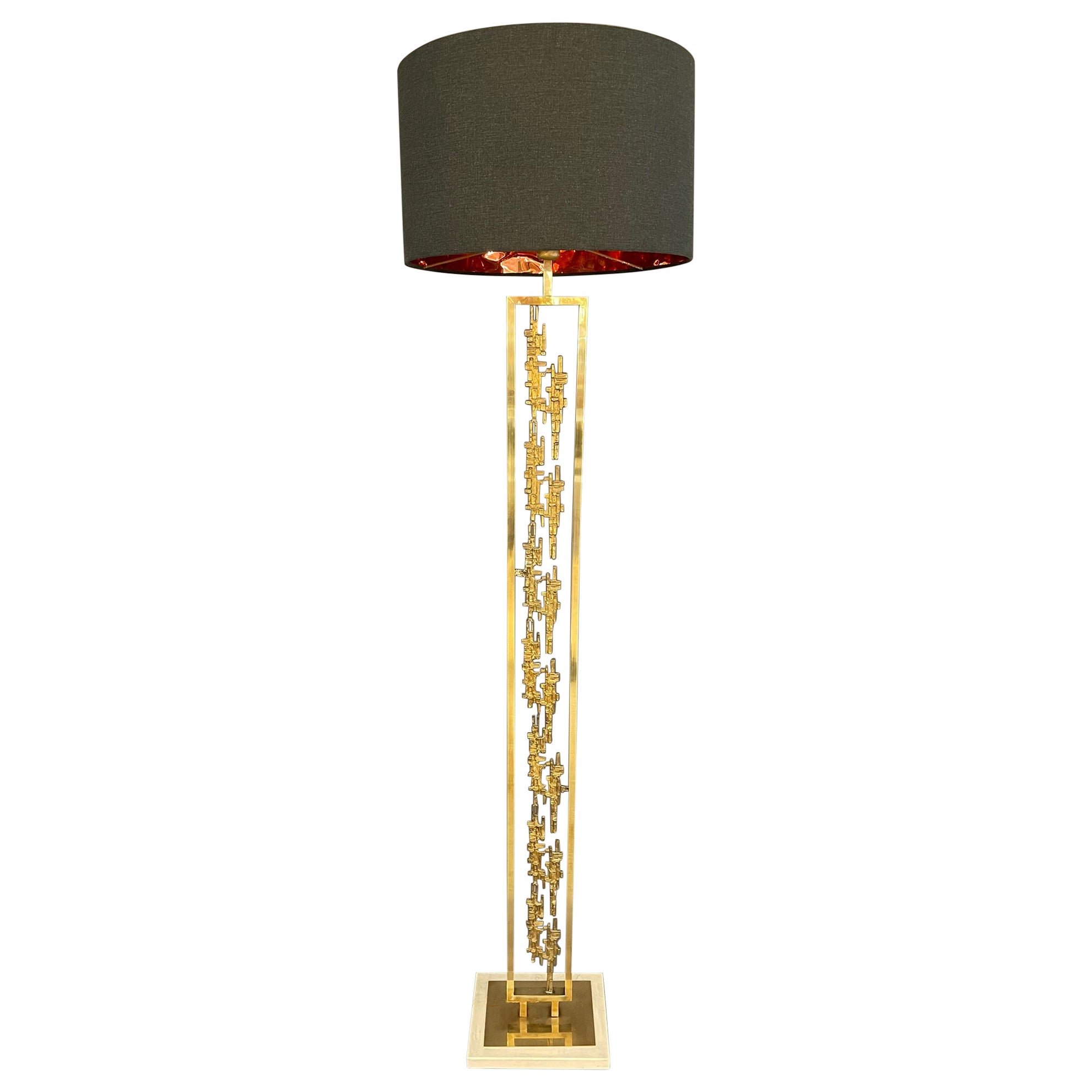 Floor Lamp in Brotto Style, Italy, 1980s