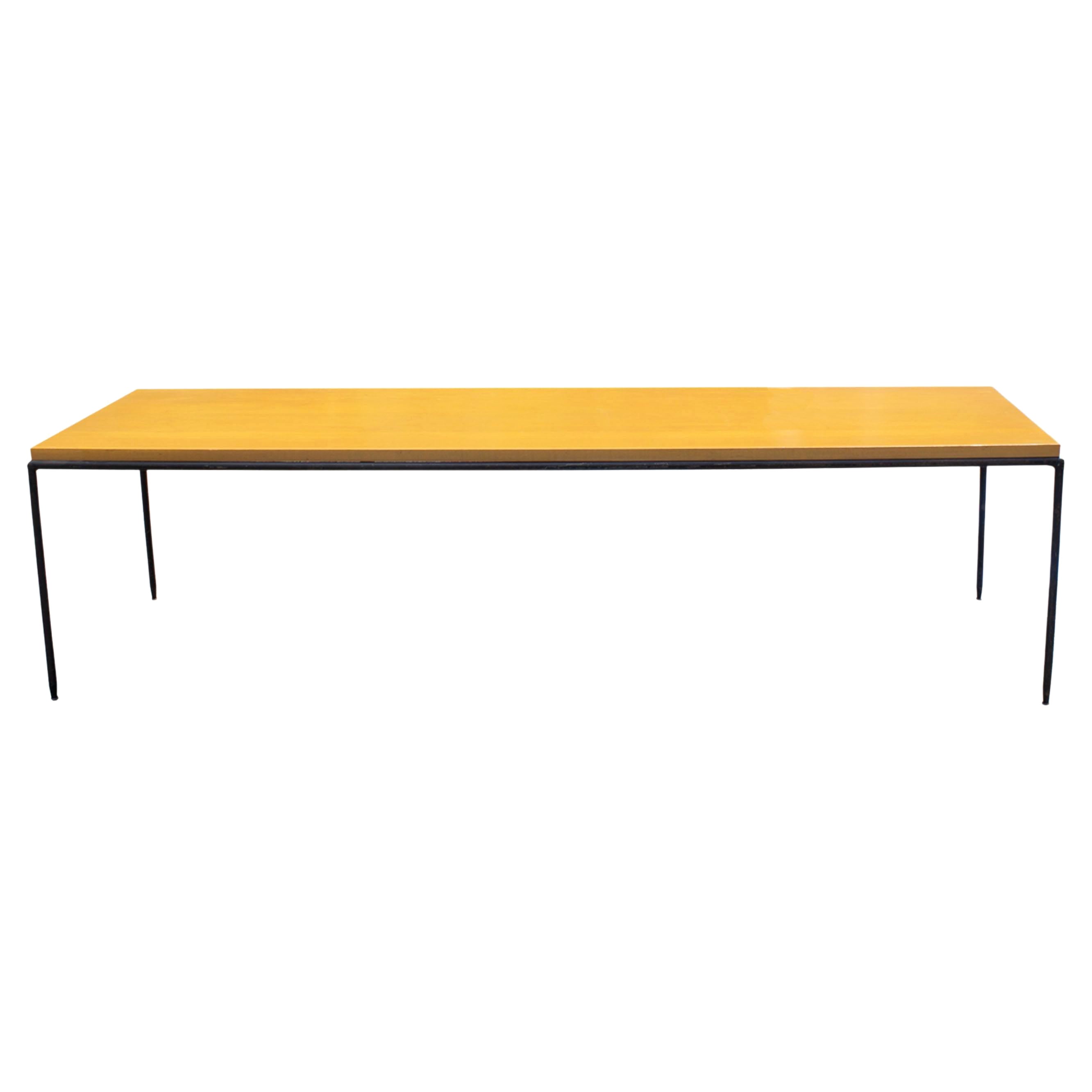 Paul McCobb Planner Group Mid-Century Modern Wood and Iron Coffee Table