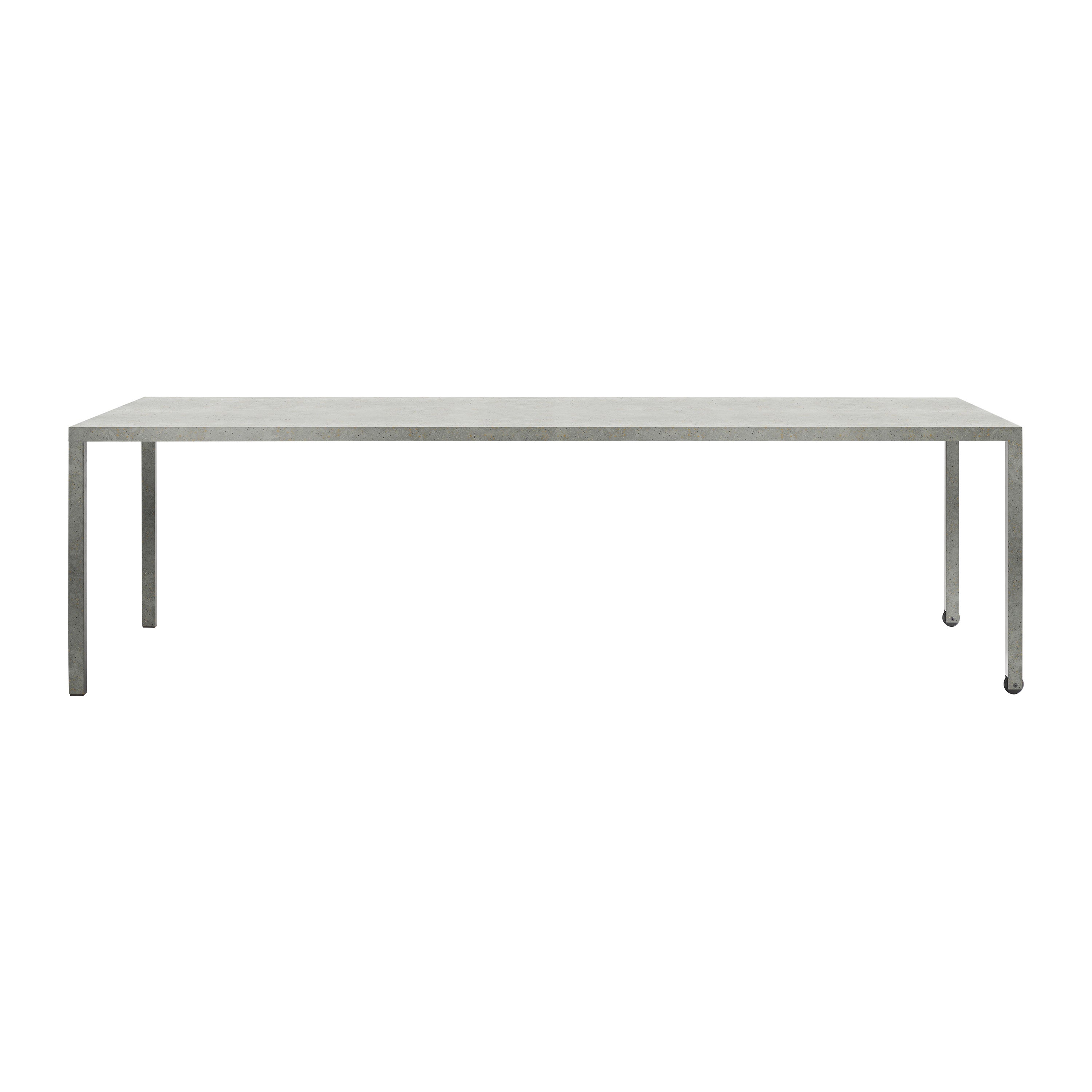 Il Tavolo 2.0 Aluminum Cocciogrigio table by Lapo Ciatti For Sale