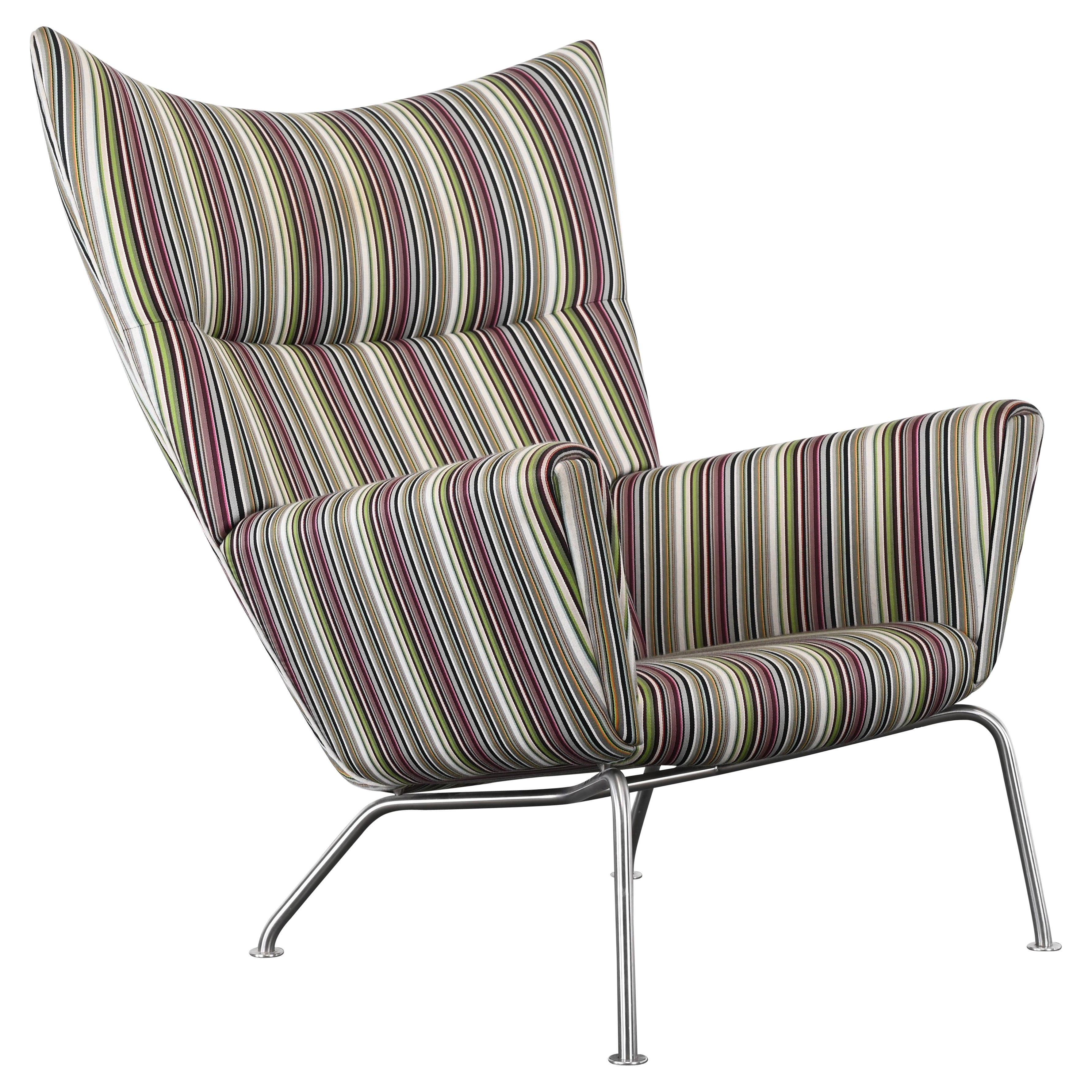 CH445 Wing Lounge Chair Designed by Hans Wegner for Carl Hansen & Son, 2006 For Sale