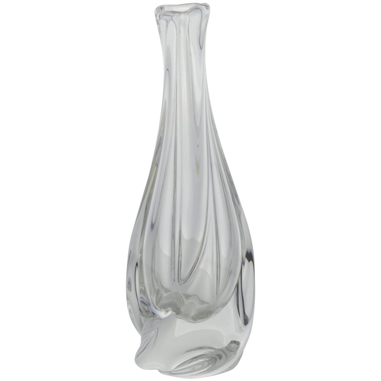 French Crystal Bud Vase For Sale at 1stdibs