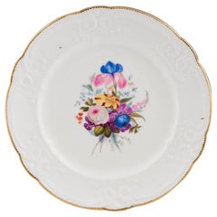 Antique Nantgarw Porcelain Dinner Plate, c1820