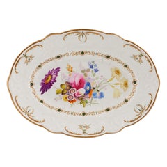 Used A Swansea Porcelain Oval Dish, c1820