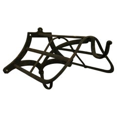 Used Iron Wall Hanging Saddle Rack