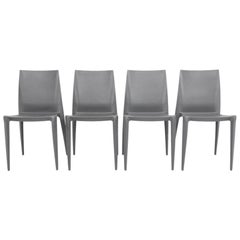 Mario Bellini Heller Postmodern Dining Chairs, Set of Four