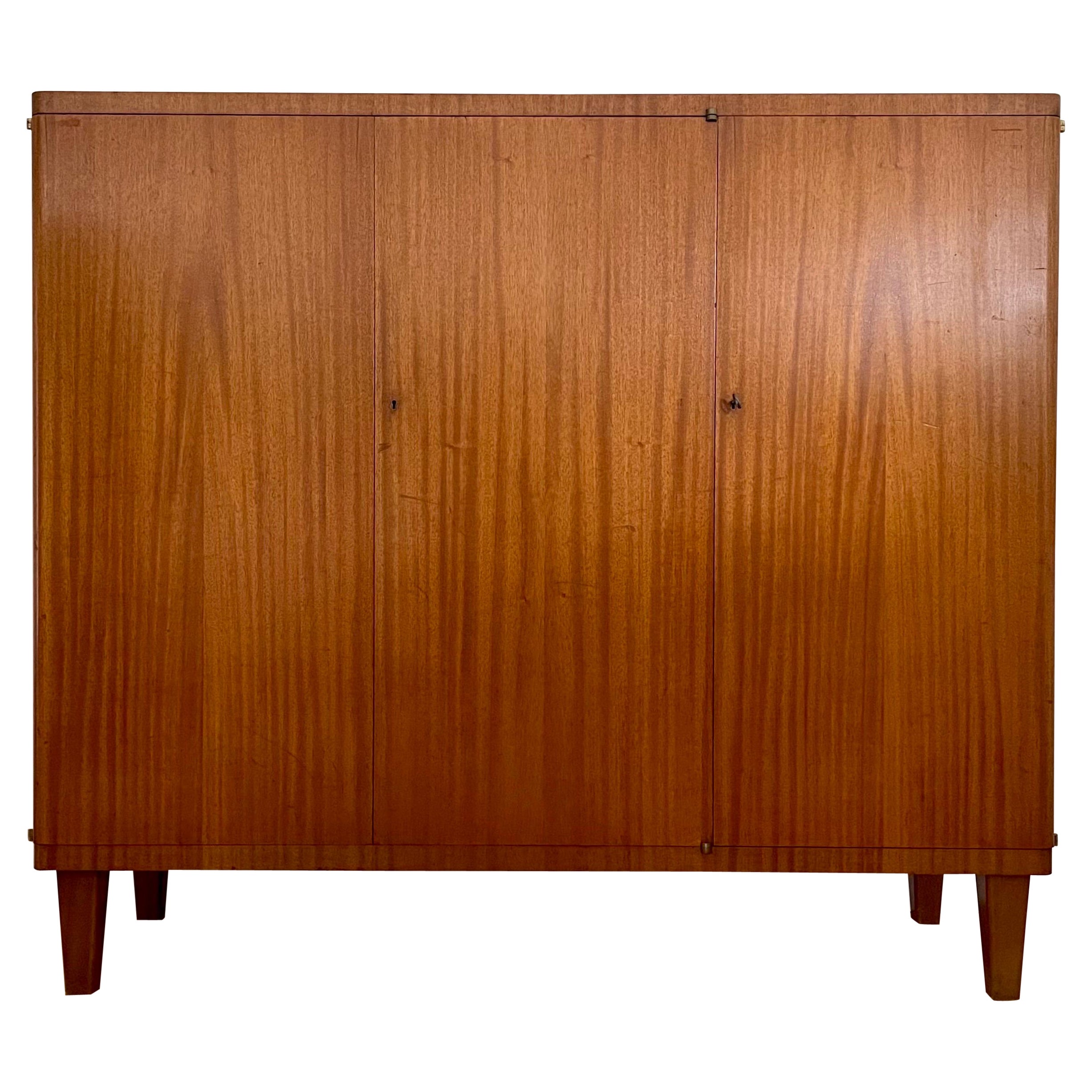 Swedish Modern Cabinet by Nordiska Kompaniet Manufactured 9th of November 1944  For Sale