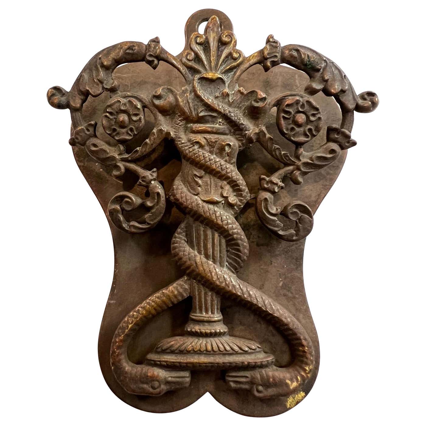Antique Brass Letter or Envelope Holder Paper Clip For Sale at 1stDibs