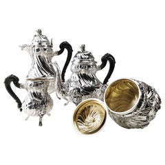 Antique Cardeilhac, 'Ex.Christofle' Sterling Silver Coffee / Tea 4 Piece Set, French