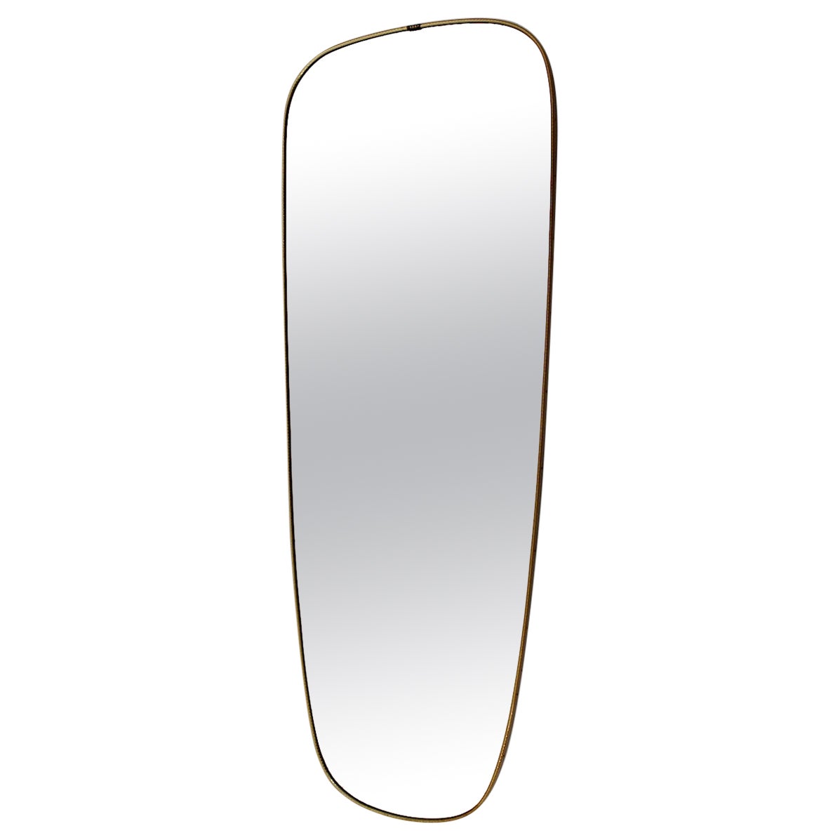 MidCentury Modern Vintage Oval Full Length Mirror Floor Mirror 1950s