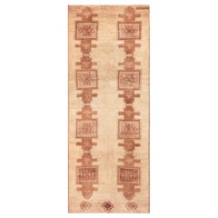 Türkischer Kars-Teppich, Vintage. Größe: 5 Fuß 2 Zoll x 13 Fuß 6 Zoll