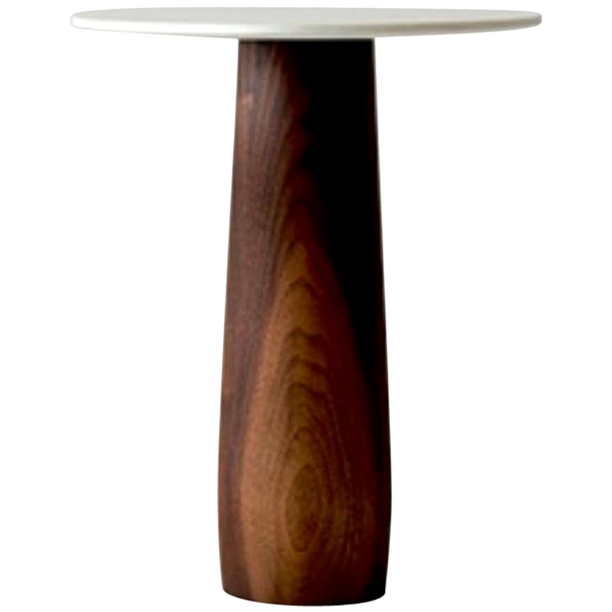 Walnut Small Bedford Side Table by Hollis & Morris For Sale