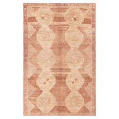 Türkischer Kars-Teppich im Vintage-Stil. Größe: 6 Fuß 7 Zoll x 10 Fuß 4 Zoll