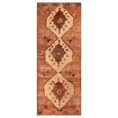 Türkischer Kars-Teppich, signiert, 6 Fuß 6 Zoll x 16 Fuß