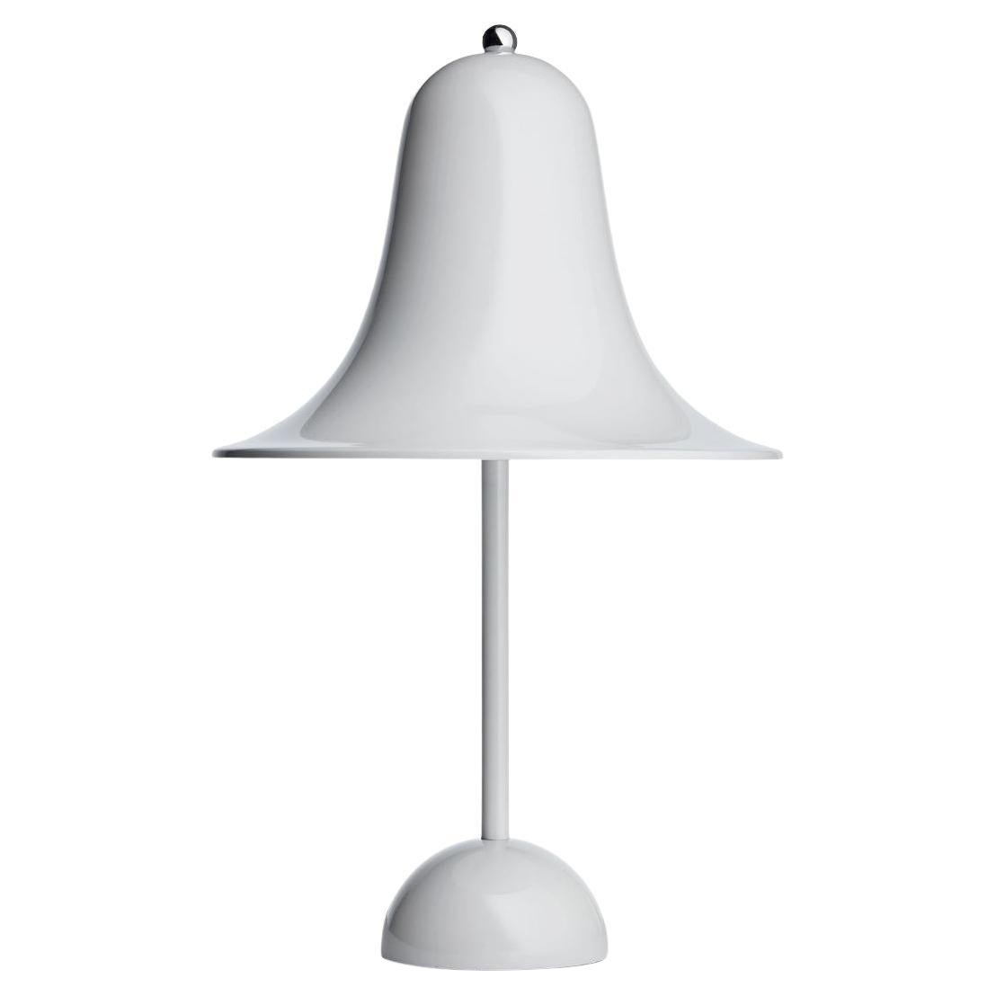 Verner Panton 'Pantop' Table Lamp in Metal and Glossy Mint Grey for Verpan For Sale