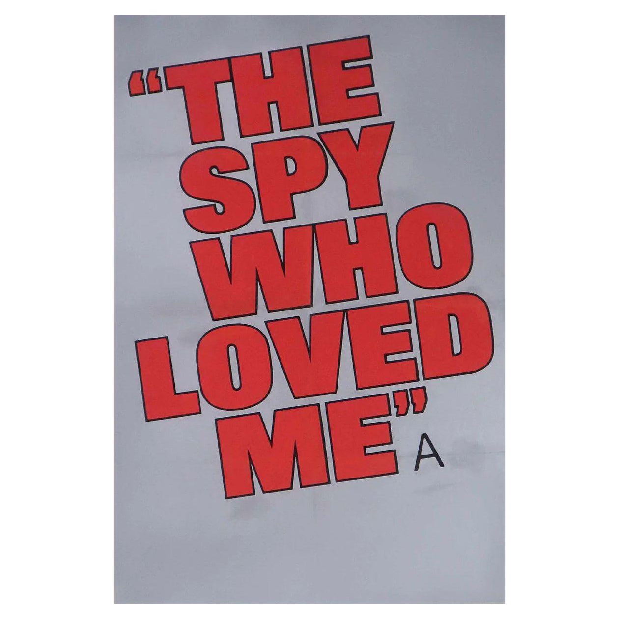 Spy Who Loved Me, Unframed Poster, 1973 For Sale