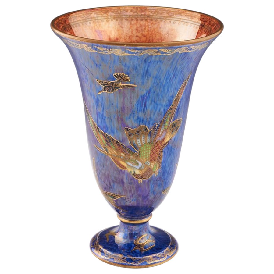 Wedgwood Hummingbird Lustre Vase, c1925 For Sale