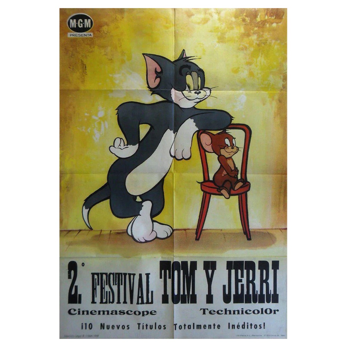 Tom and Jerry, Unframed Poster, 1960 For Sale