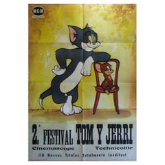 Vintage Tom and Jerry, Unframed Poster, 1960