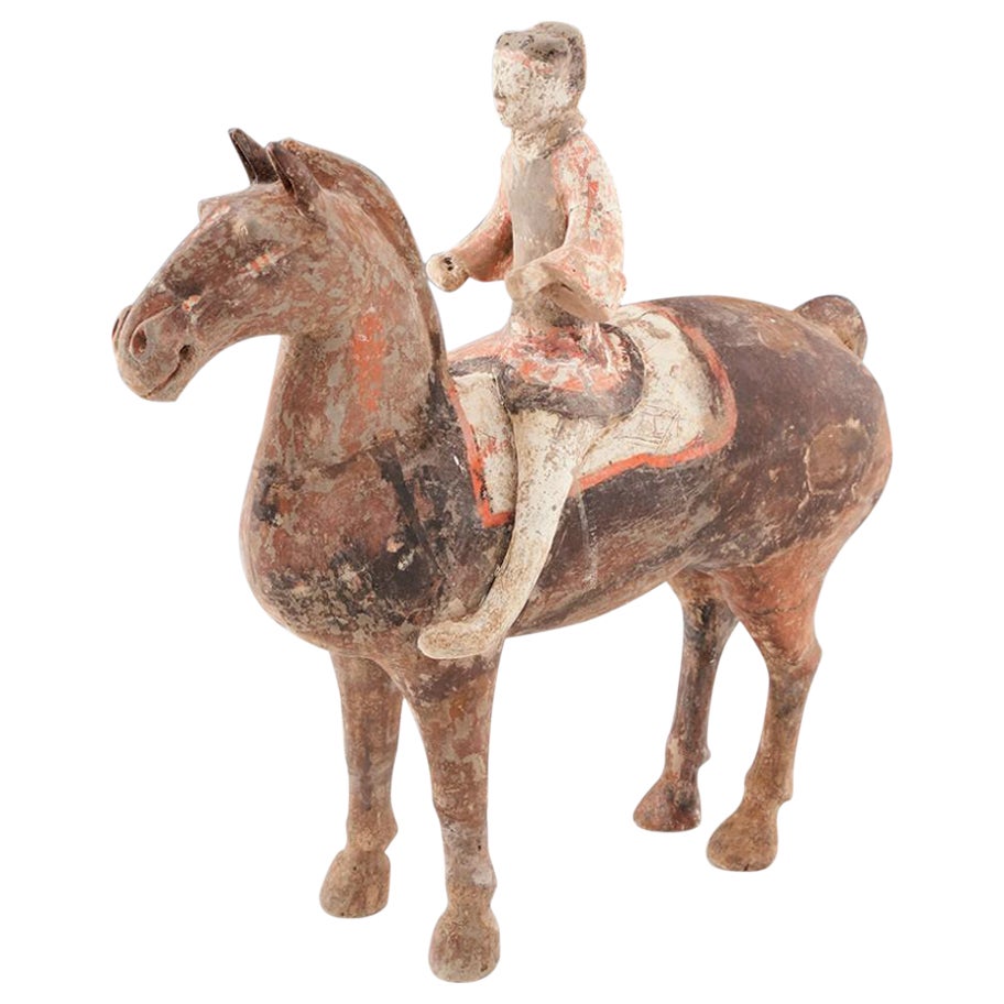 Han Dynasty Horse Sculpture, 206 BC- 209 AD For Sale