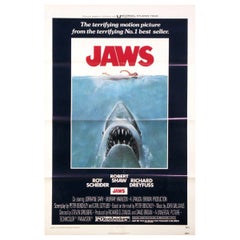 Vintage Jaws, Unframed Poster, 1975 *Tri-Folded*
