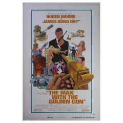 Man with The Golden Gun, Unframed Poster, 1974
