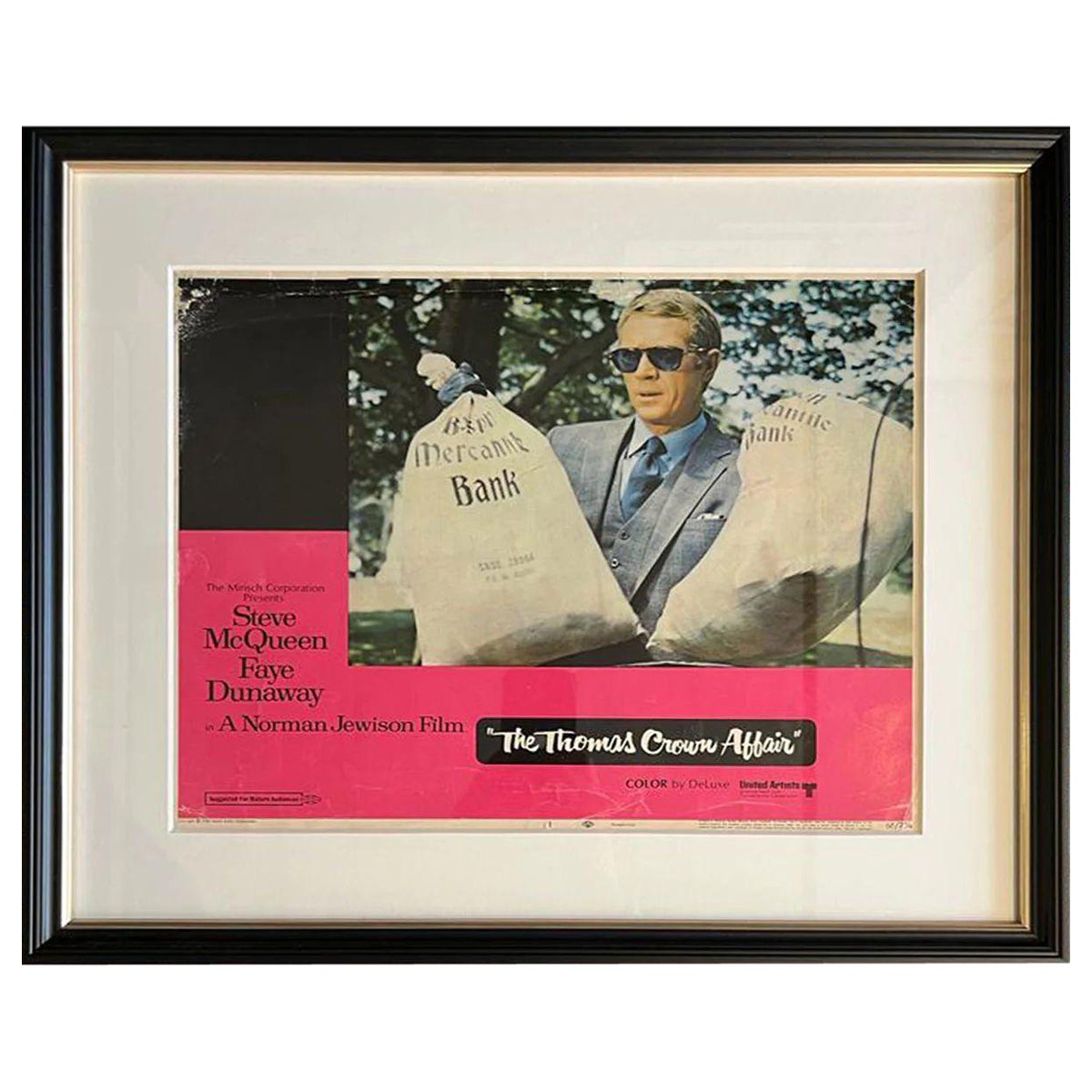 The Thomas Crown Affair, Framed Poster, 1968 For Sale