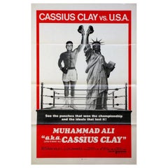 Vintage Muhammad Ali A.k.a. Cassius Clay, Unframed Poster, 1970