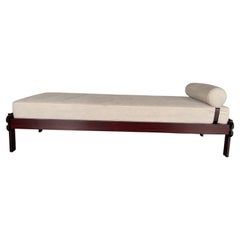 1960s mahogany daybed, Italy