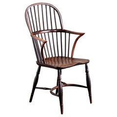 Used Early 19th Century English Thames Valley Windsor Armchair