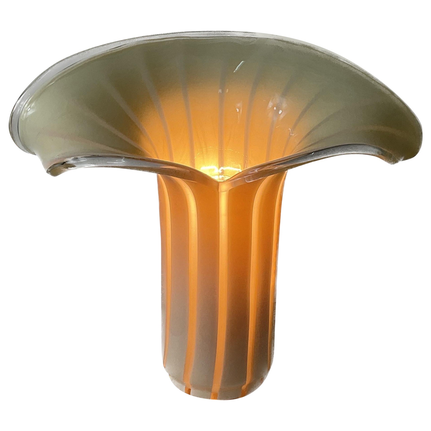 Lampe Vintage Design Venini Mouchoir Muranoglass en vente